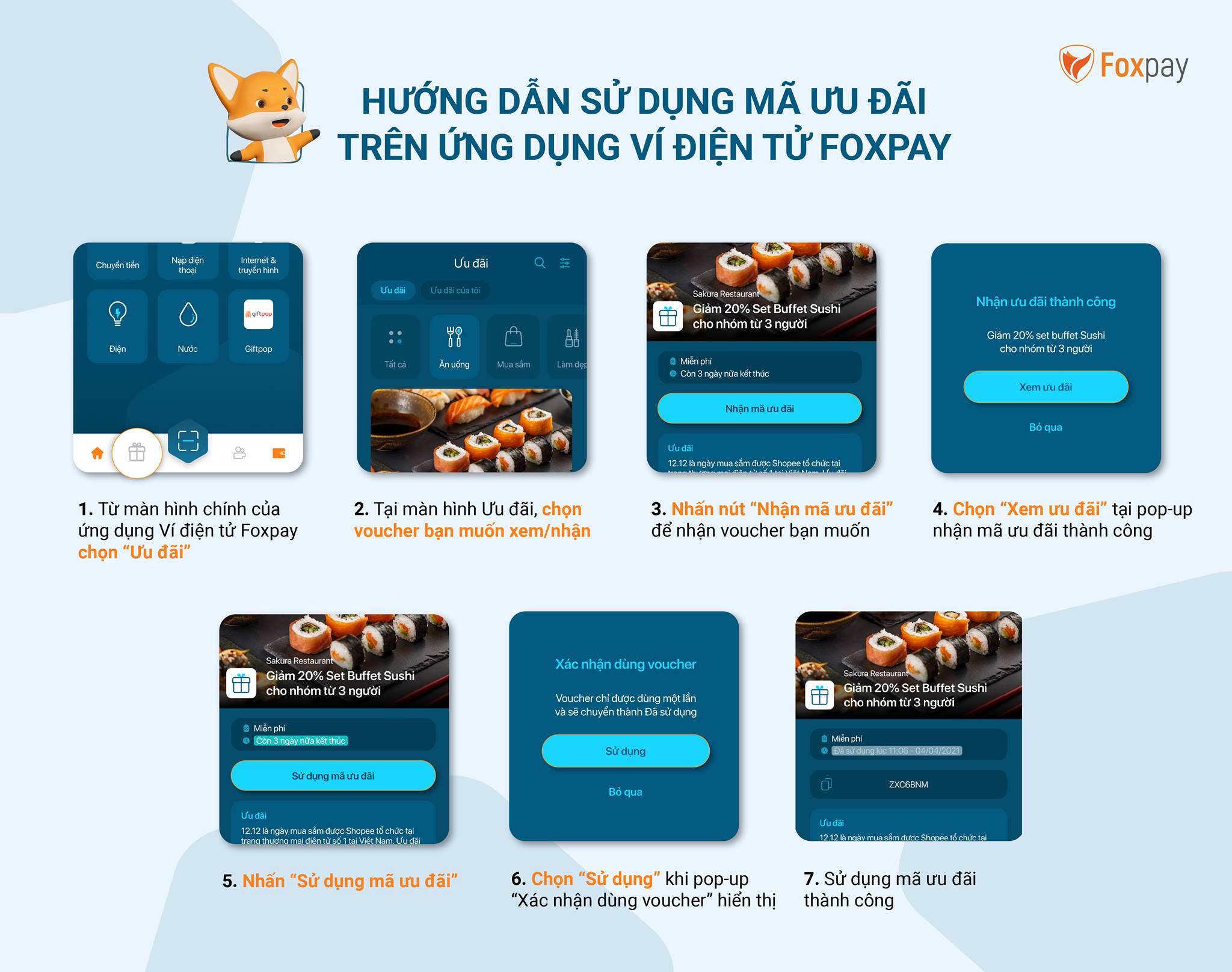 Săn ngay ưu đãi cực hấp dẫn khi update Ví Foxpay phiên bản 2.2